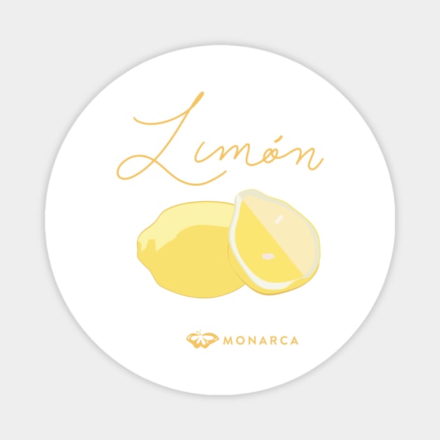 Fruits in Spanish - El Limon Magnet by La Monarca Bakery